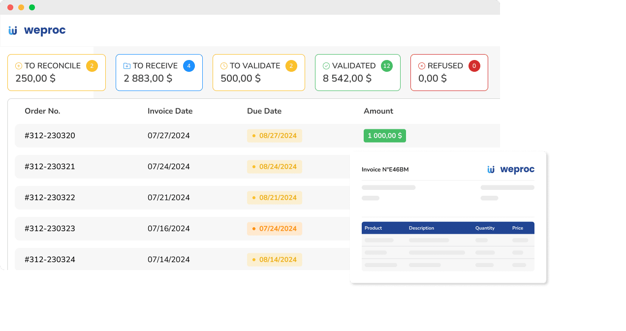 supplier invoice management